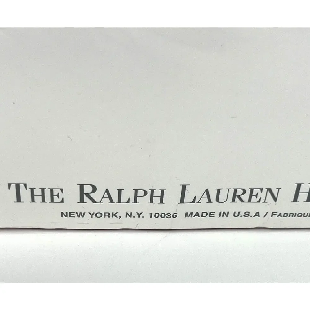 Vintage Ralph Lauren Red Full Flat Sheet *IRREGULAR* New In Package USA MADE NIP
